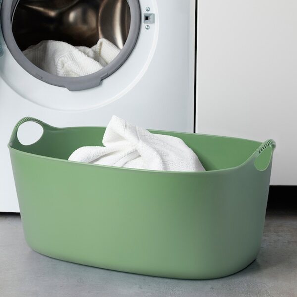 Bild 4 von TORKIS  Wäschekorb biegsam, grün 35 l