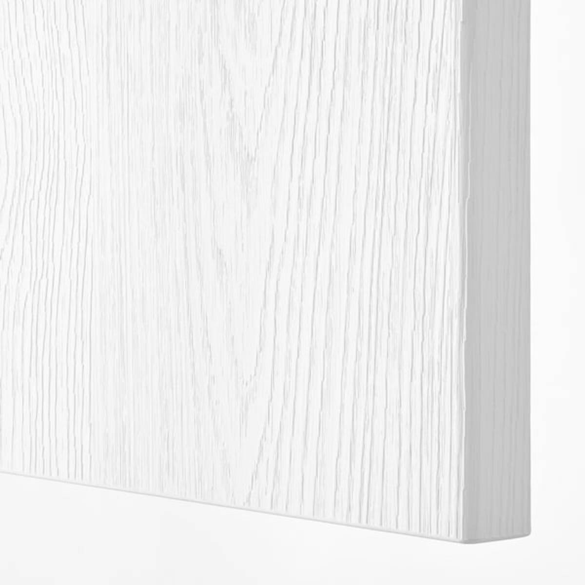 Bild 4 von BESTÅ  TV-Bank mit Schubladen und Tür, weiß/Timmerviken weiß 180x42x39 cm