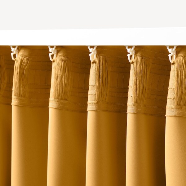 Bild 4 von MAJGULL  2 Gardinenschals (abdunk.), gelb 145x300 cm