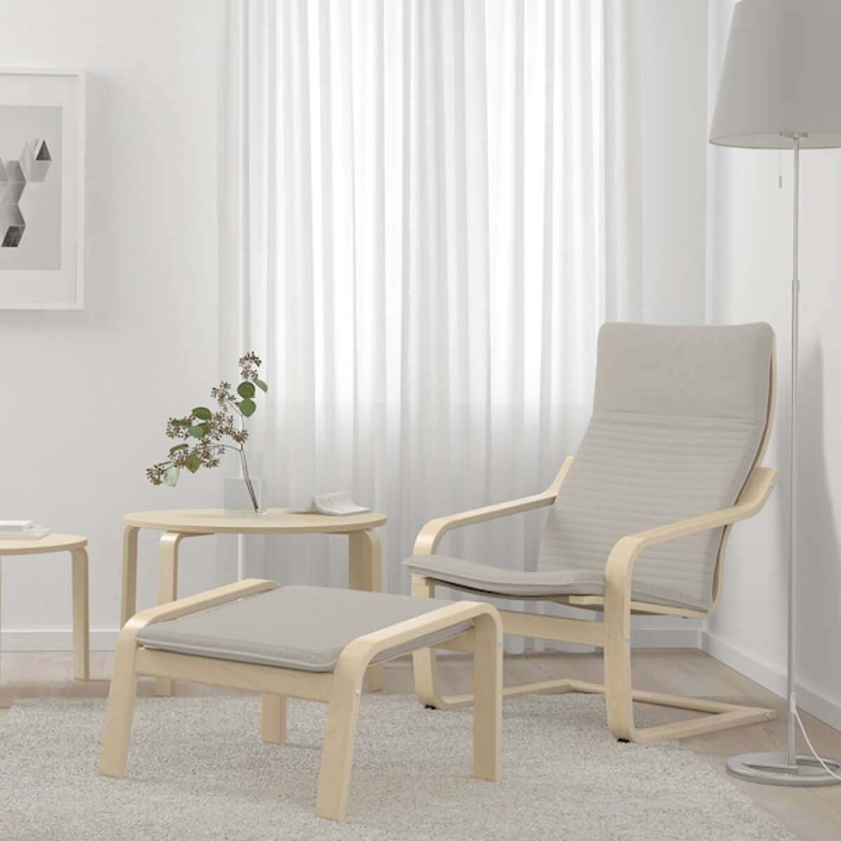 Bild 4 von POÄNG  Sessel und Hocker