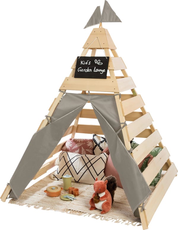 Bild 1 von Muddy Buddy Outdoor Tipi Dreamer natur 135 x 135 x 170 cm