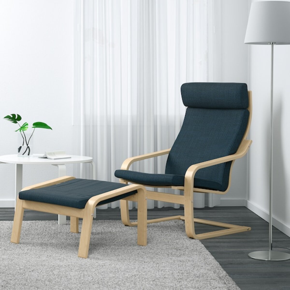 Bild 4 von POÄNG  Sessel und Hocker