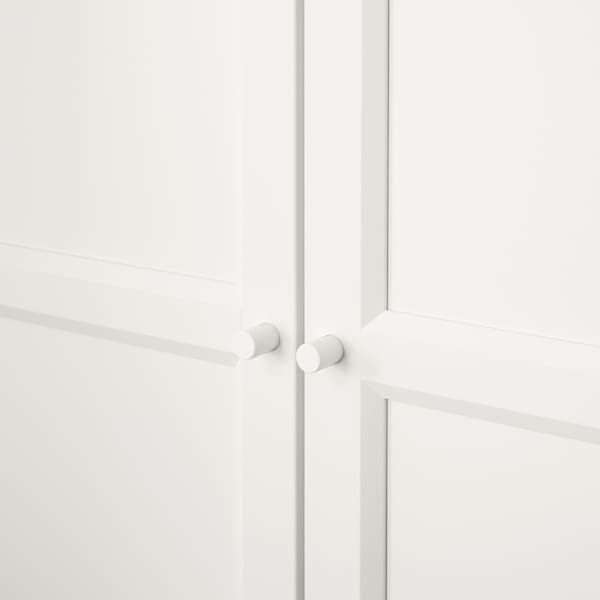 Bild 3 von BILLY / OXBERG  Bücherregal mit Türen, weiß 80x30x202 cm