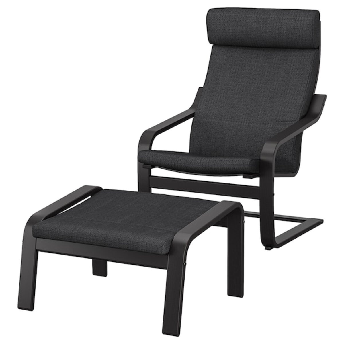 Bild 1 von POÄNG  Sessel und Hocker