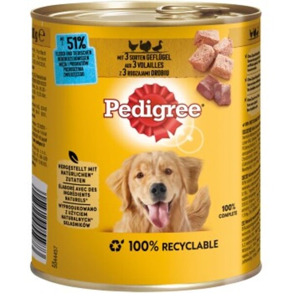 Bild 1 von Pedigree Classic 12x800g 3 Sorten Geflügel