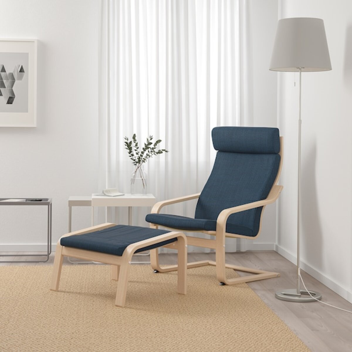 Bild 4 von POÄNG  Sessel und Hocker