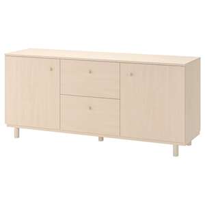 ERSNÄS  Sideboard, Birkenachbildung 180x79 cm