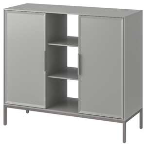 TULLSTORP  Schrank, grau 99x35x89 cm