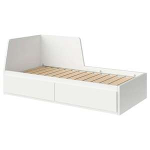FLEKKE  Tagesbettgestell/2 Schubladen, weiß 80x200 cm