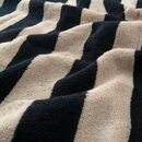 Bild 2 von SLÅNHÖSTMAL  Handtuch, schwarz/hellbeige gestreift 50x100 cm