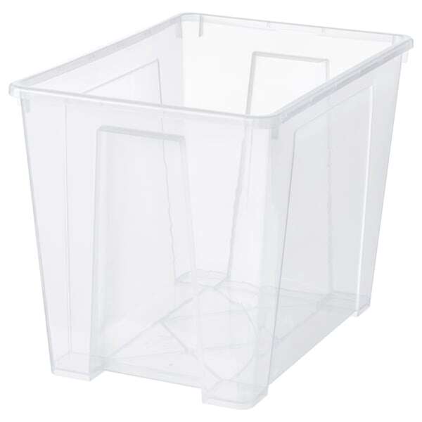 Bild 1 von SAMLA  Box, transparent 56x39x42 cm/65 l