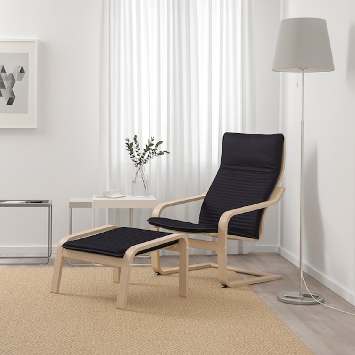 Bild 4 von POÄNG  Sessel und Hocker