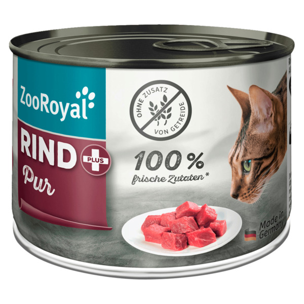 Bild 1 von ZooRoyal Rind Pur 200g