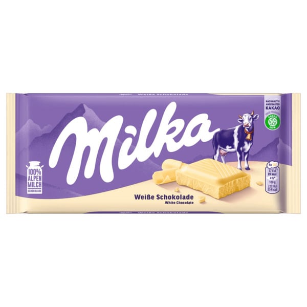 Bild 1 von Milka Weiße Schokolade 100g