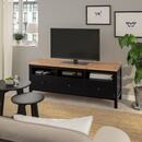 Bild 2 von HEMNES  TV-Bank, schwarzbraun/hellbraun 148x47x57 cm