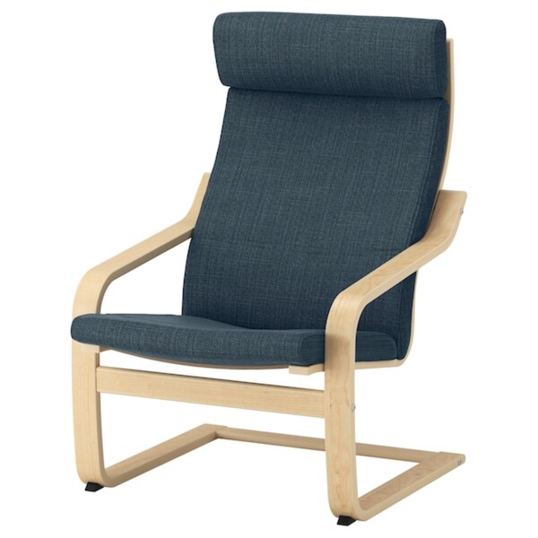 Bild 2 von POÄNG  Sessel und Hocker