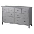 Bild 1 von HEMNES
              
                Kommode mit 8 Schubladen, grau lasiert, 160x96 cm