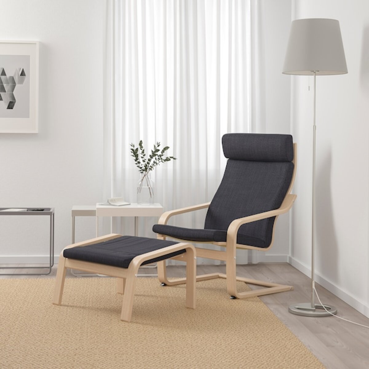 Bild 4 von POÄNG  Sessel und Hocker