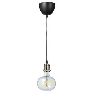 JÄLLBY / MOLNART  Lampenaufhängung +LED-Leuchtmittel