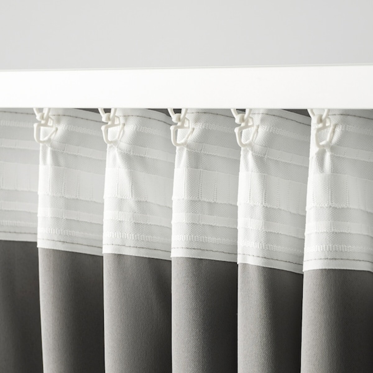 Bild 3 von PRAKTTIDLÖSA  2 Gardinenschals (abdunk.), grau 145x300 cm