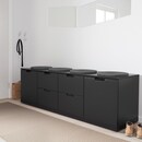 Bild 2 von NORDLI  Kommode mit 6 Schubladen, anthrazit 160x54 cm