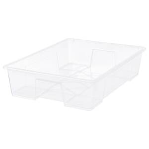 SAMLA  Box, transparent 78x56x18 cm/55 l