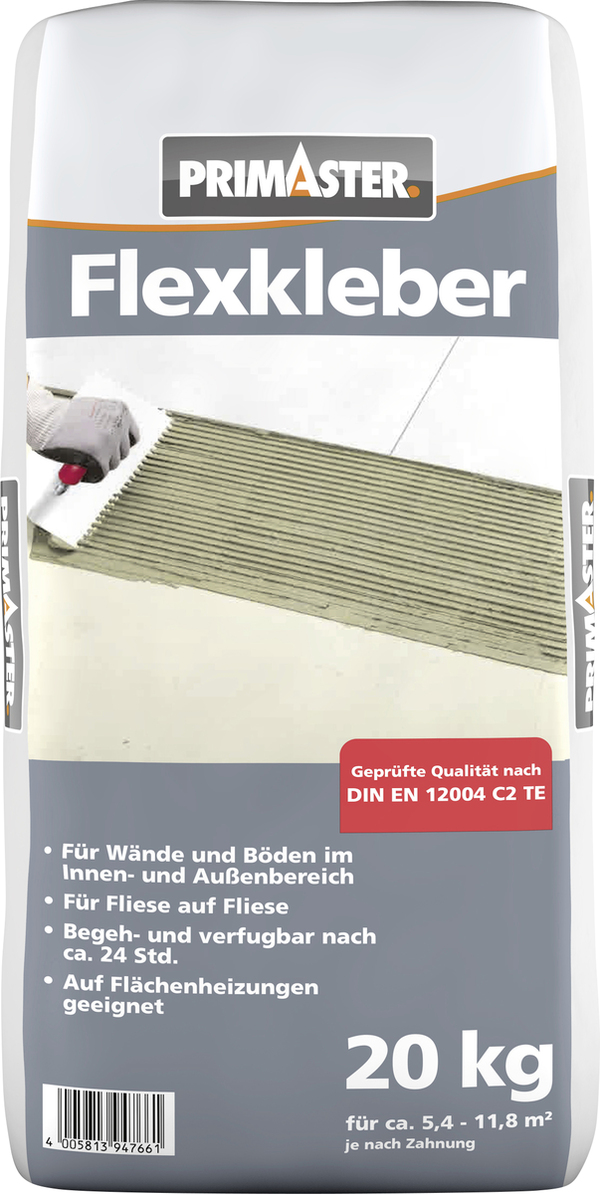 Bild 1 von Primaster Flexkleber 20 kg 42 St. Palettenabnahme