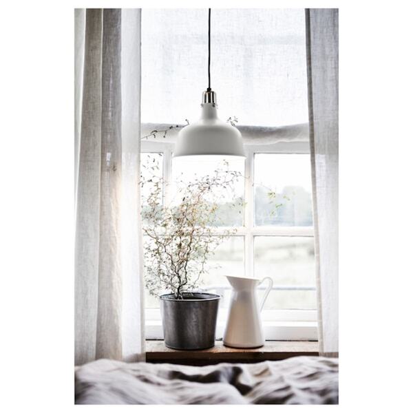 Bild 3 von RANARP  Hängeleuchte, elfenbeinweiß 23 cm