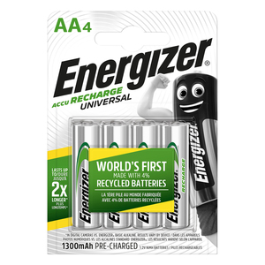 Energizer Akku NiMH Mignon AA 1300mAh 4er