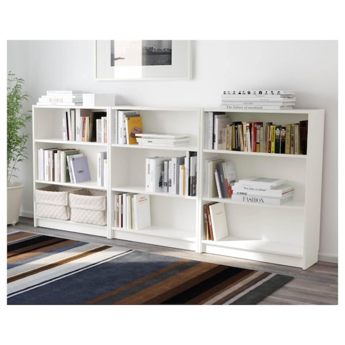 Bild 2 von BILLY  Bücherregal, weiß 240x28x106 cm