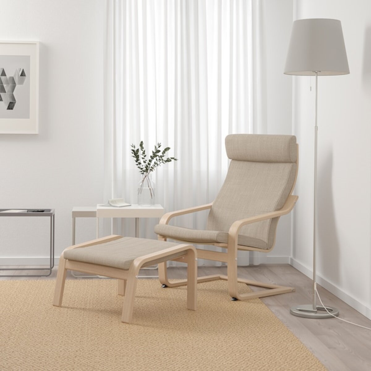 Bild 4 von POÄNG  Sessel und Hocker
