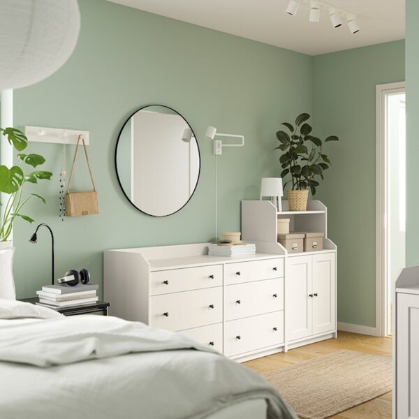 Bild 2 von HAUGA  Aufbewahrungskombi, weiß 208x116 cm