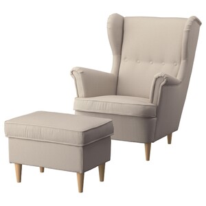 STRANDMON  Sessel und Hocker