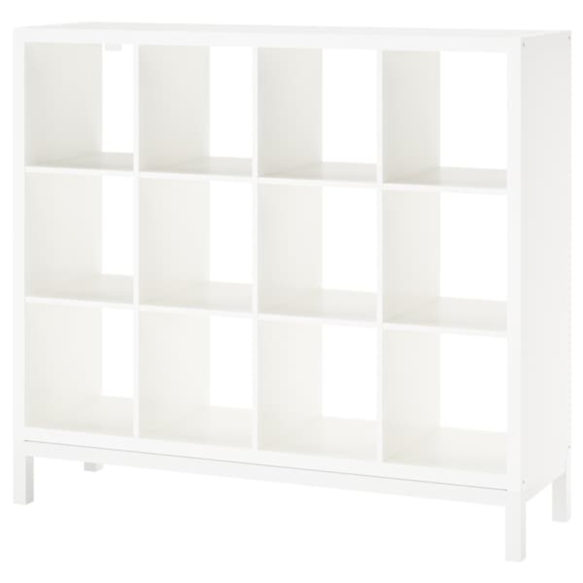 Bild 1 von KALLAX  Regal mit Untergestell, weiß/weiß 147x129 cm
