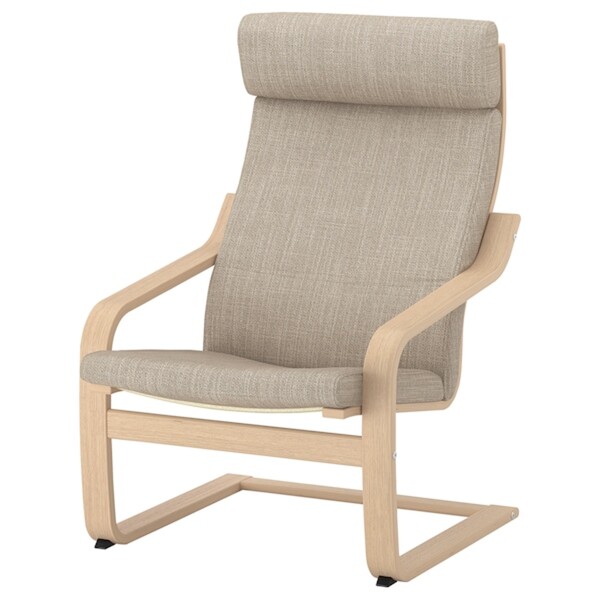 Bild 2 von POÄNG  Sessel und Hocker