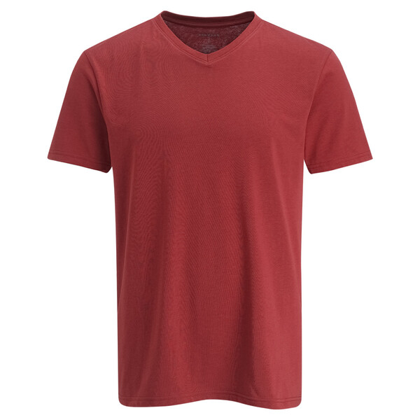 Bild 1 von Herren T-Shirt im Basic-Look DUNKELROT