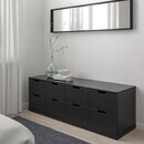 Bild 2 von NORDLI  Kommode mit 8 Schubladen, anthrazit 160x54 cm