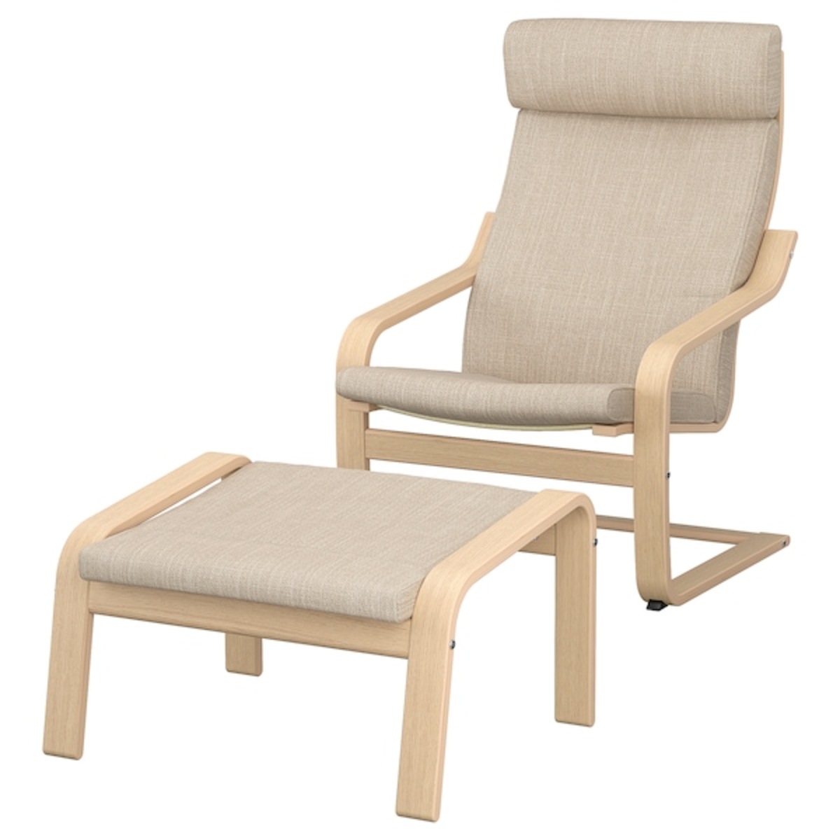 Bild 1 von POÄNG  Sessel und Hocker