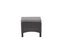 Bild 4 von Siena Garden - Hocker Corido, Gestell in anthrazit, Sitzauflage in taupe