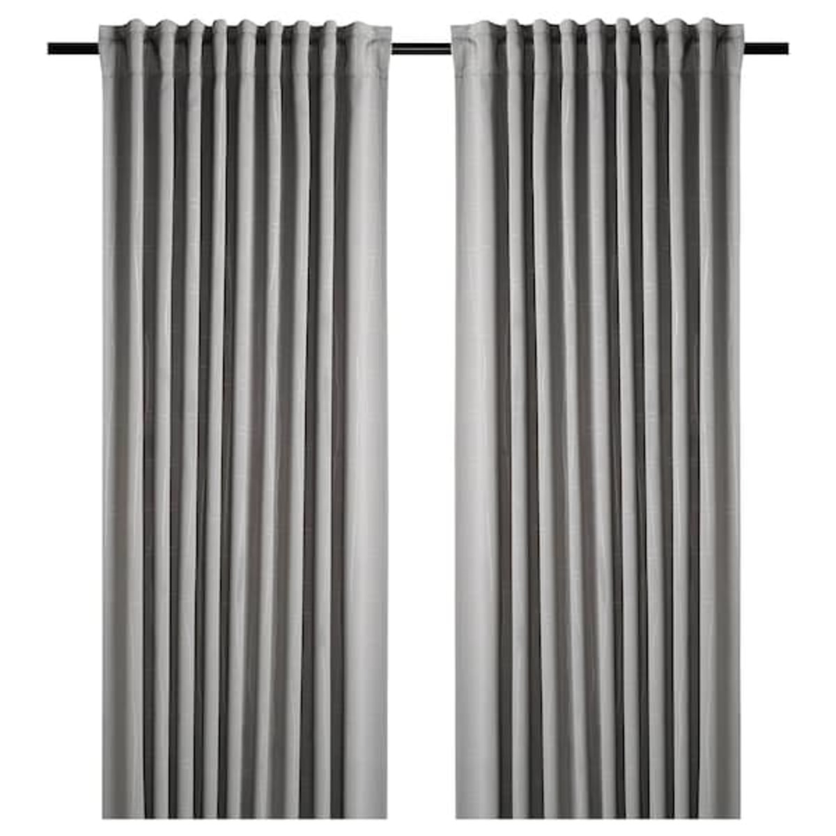 Bild 1 von PRAKTTIDLÖSA  2 Gardinenschals (abdunk.), grau 145x300 cm