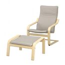 Bild 1 von POÄNG  Sessel und Hocker