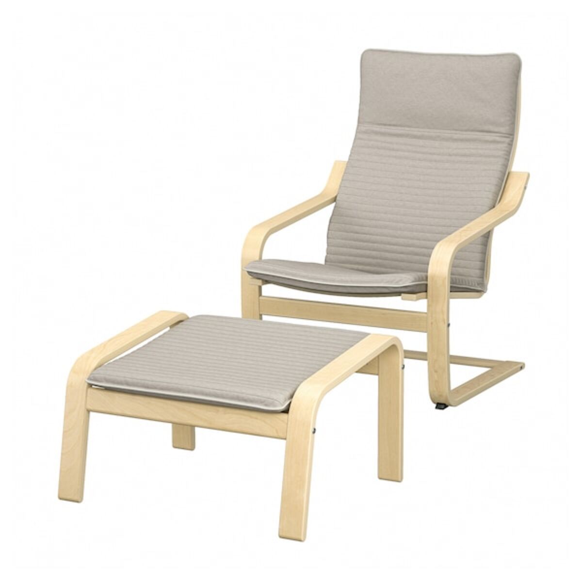 Bild 1 von POÄNG  Sessel und Hocker