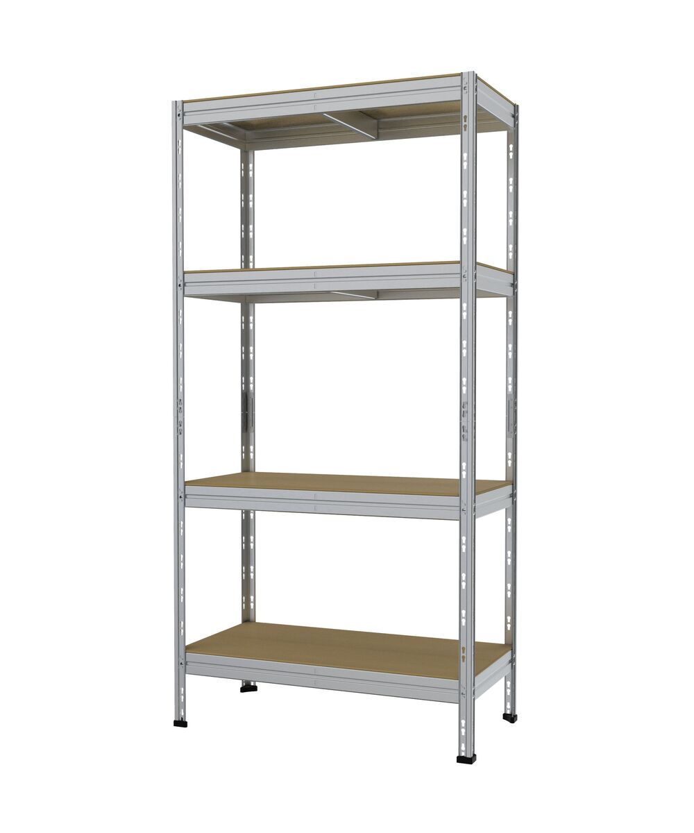 Bild 1 von Metallsteckregal 180 x 90 x 45 cm 4 Holzböden 1.000 kg