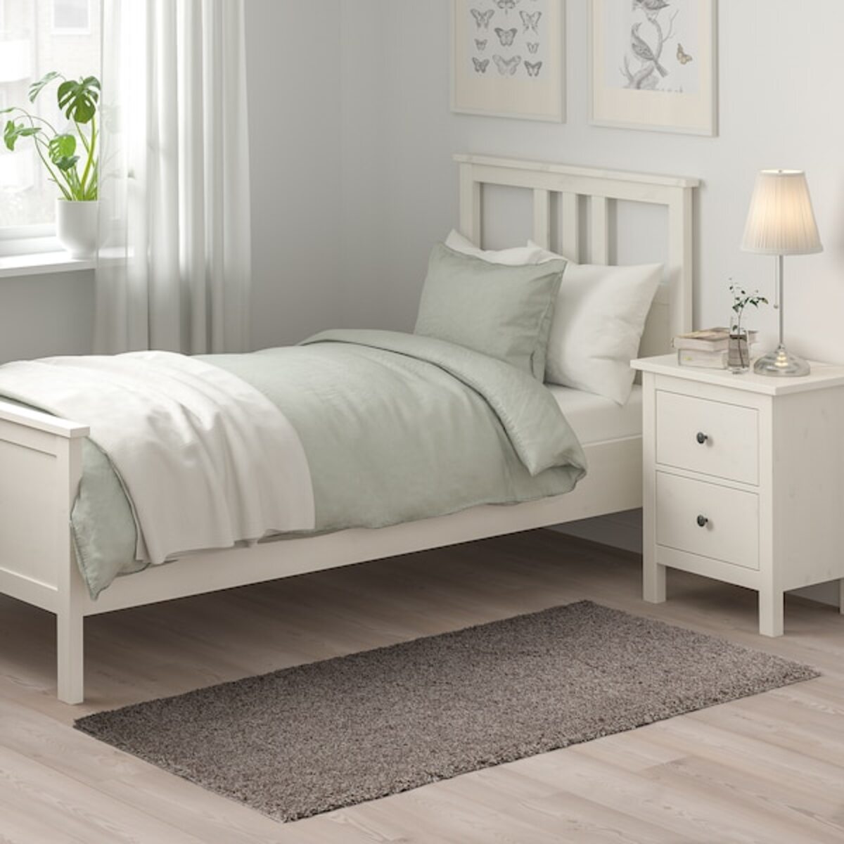 Bild 3 von VINDEBÄK  Teppich Langflor, hellbeige 80x150 cm