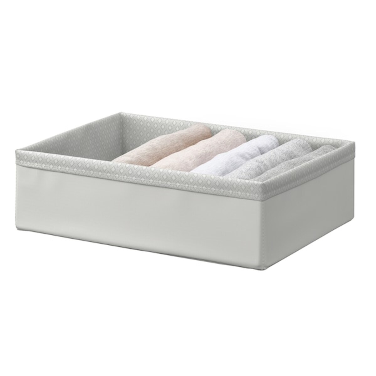 Bild 2 von BAXNA  Sortierbox, grau/weiß 26x34x10 cm