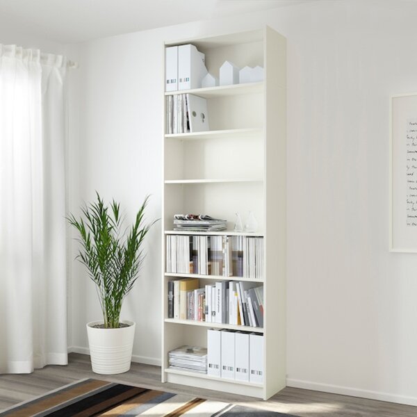 Bild 2 von BILLY  Bücherregal mit Aufsatzregal, weiß 80x40x237 cm