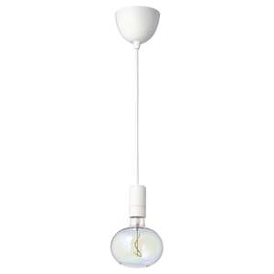SUNNEBY / MOLNART  Lampenaufhängung +LED-Leuchtmittel