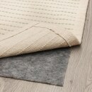 Bild 4 von STARREKLINTE  Teppich flach gewebt, natur/hellgrün 120x180 cm