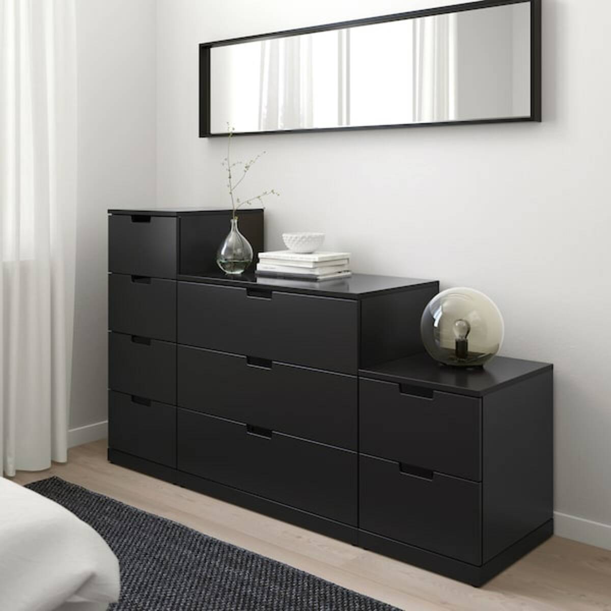 Bild 2 von NORDLI  Kommode mit 9 Schubladen, anthrazit 160x99 cm
