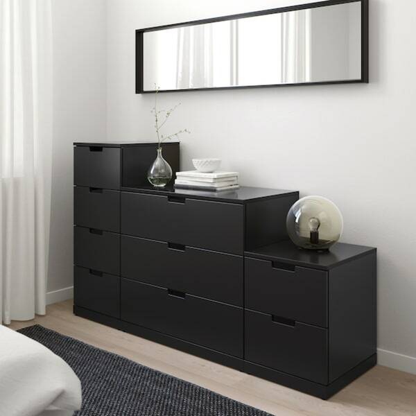 Bild 2 von NORDLI  Kommode mit 9 Schubladen, anthrazit 160x99 cm